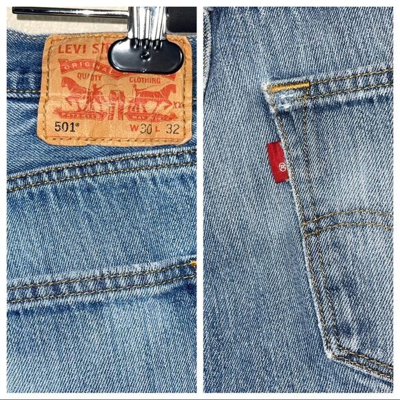 Levis 501 button fly jeans 30x32 - Picture 12 of 12